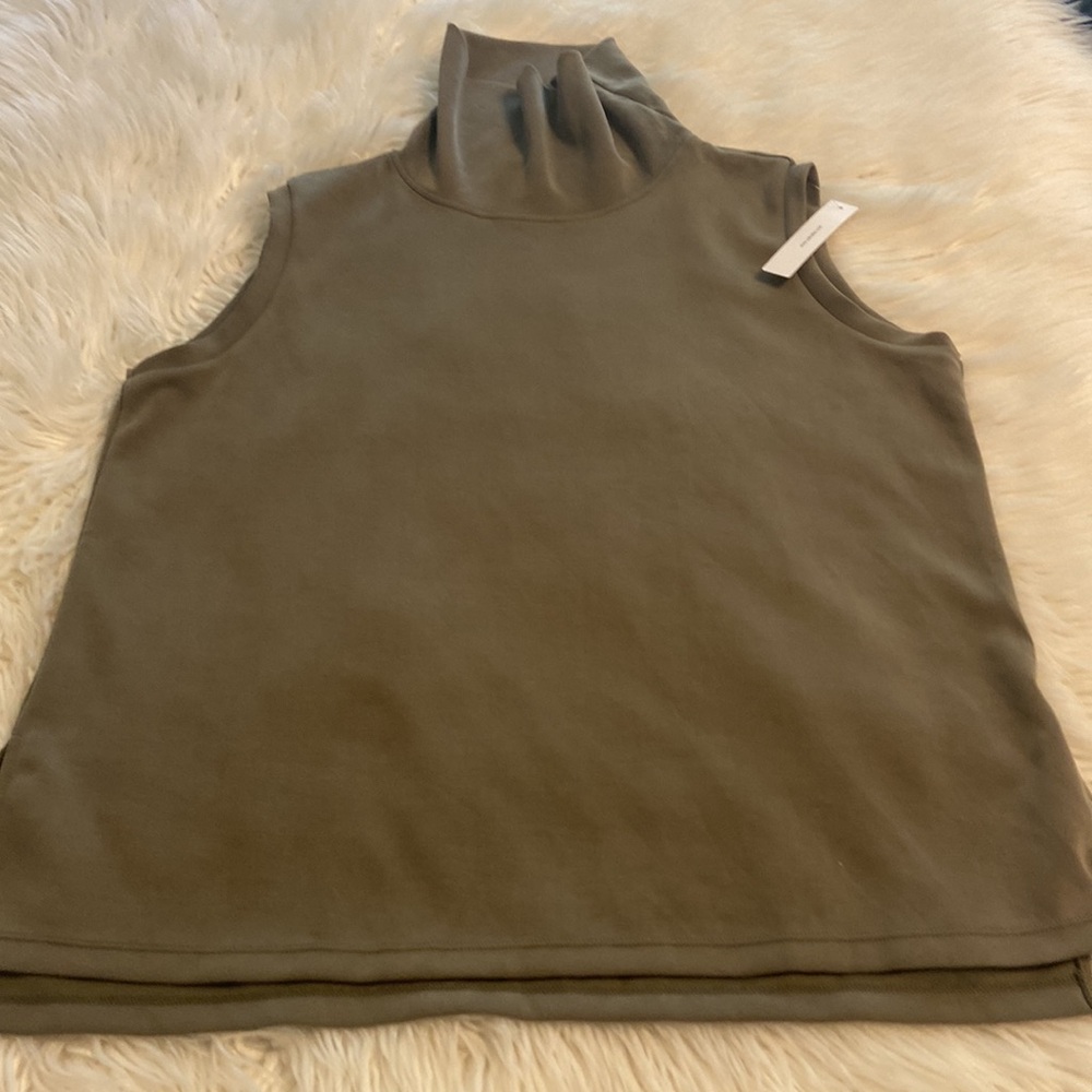 ADODOS WOMENS Turtle neck shirt size XL brand new color sage green length 27” - Picture 8 of 12
